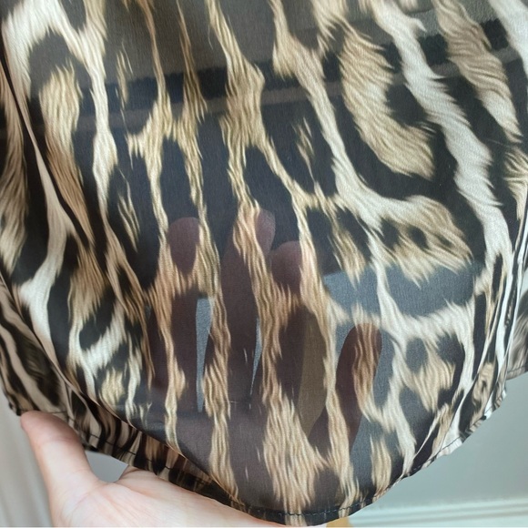 NEW ROBERTO CAVALLI BEACHWEAR GHEPARDPRINT SKIRT IN XS M NWT - Picture 5 of 7